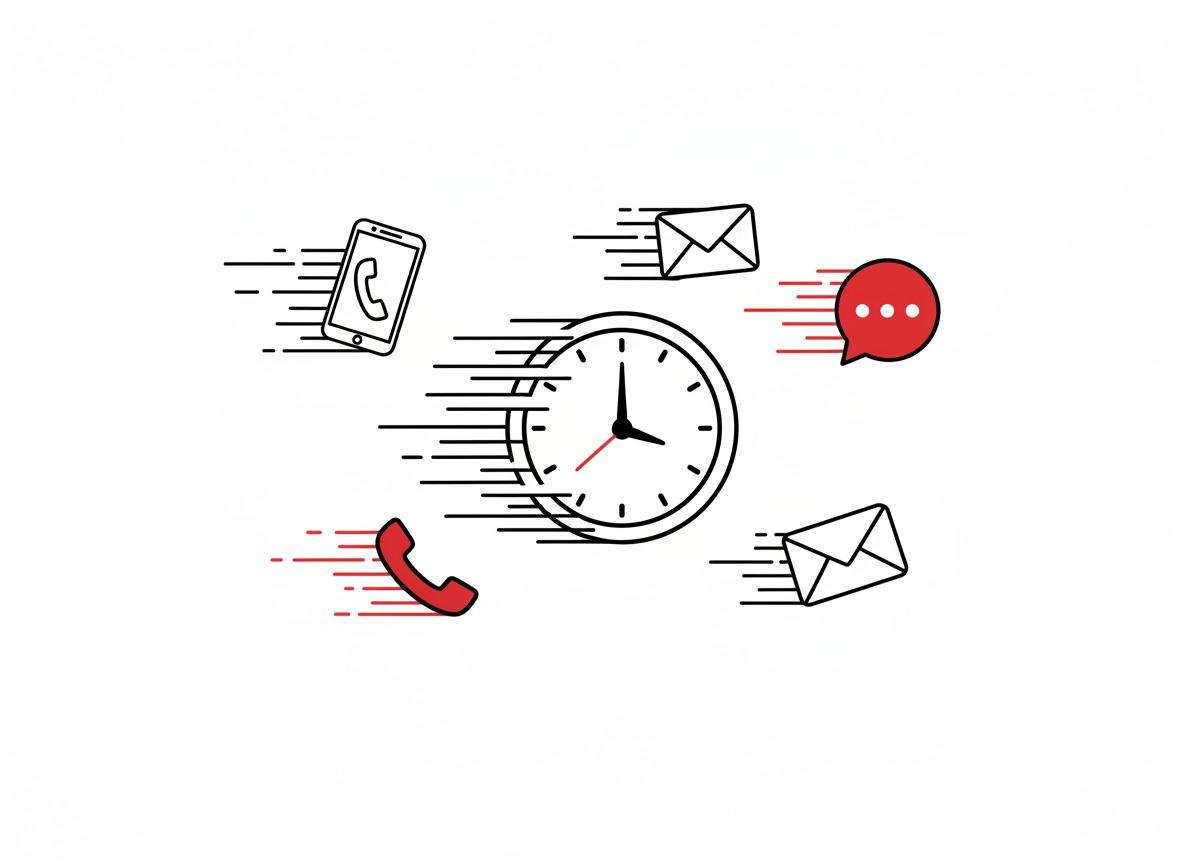 Lightning-fast response illustration