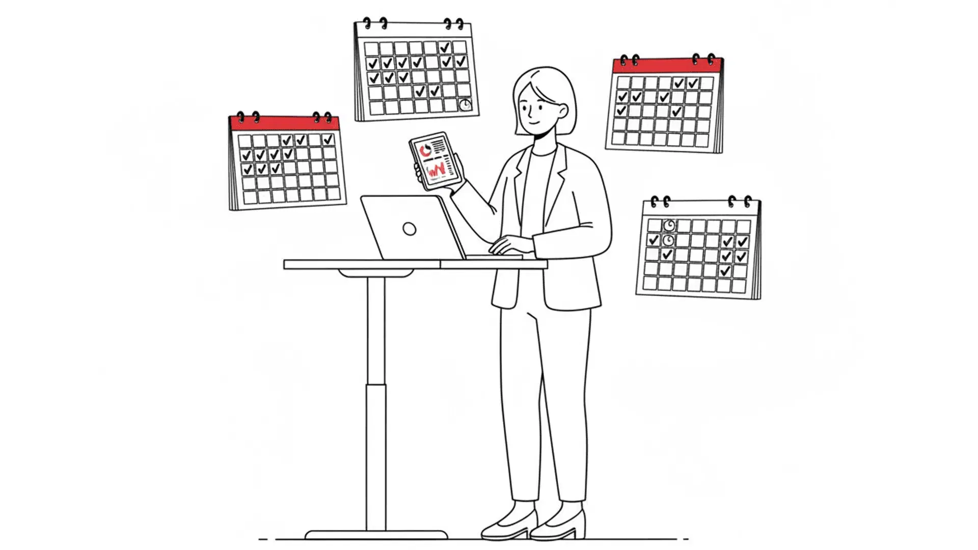 Revenue pipeline forecasting illustration