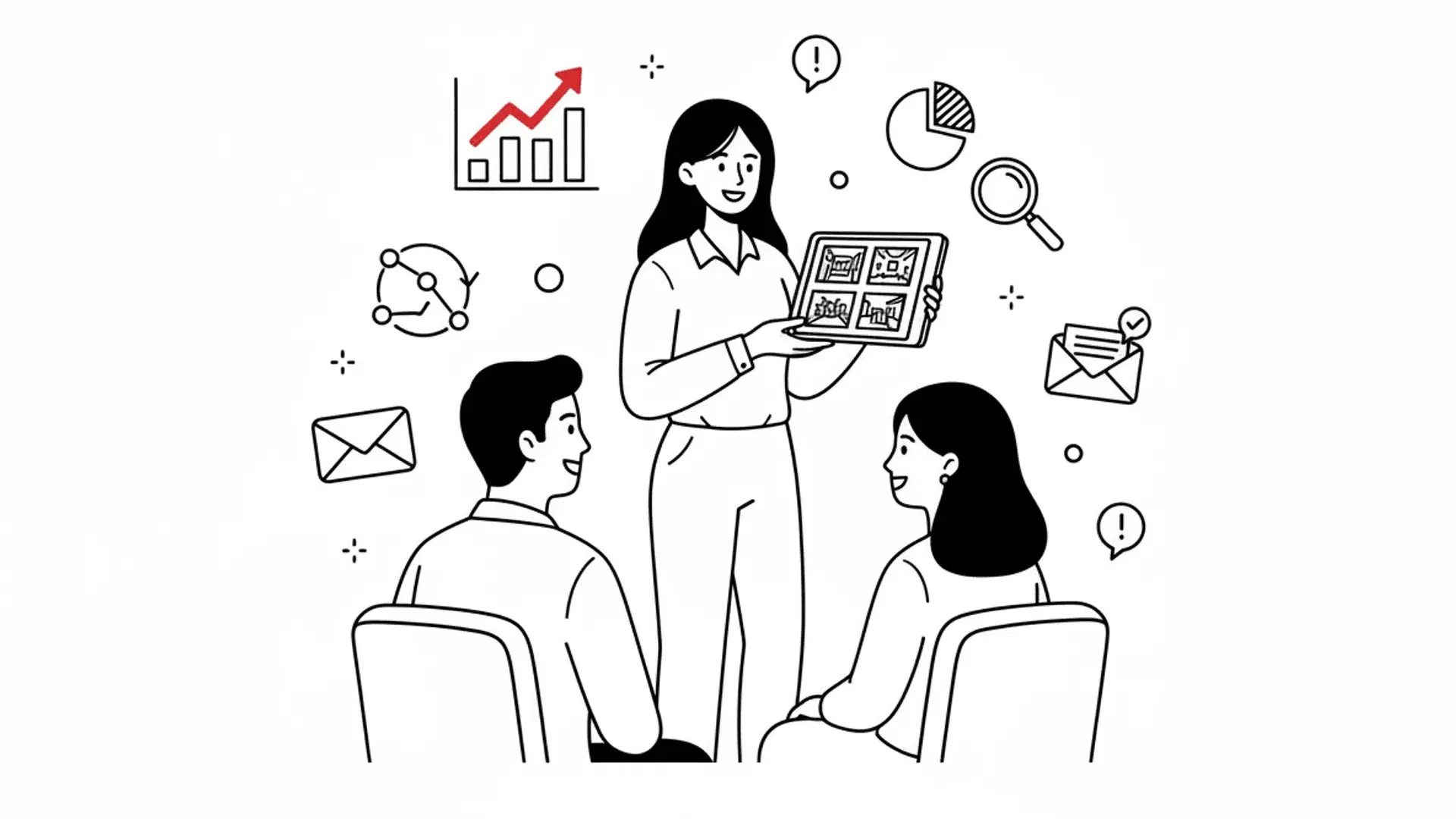 Custom reports and export illustration