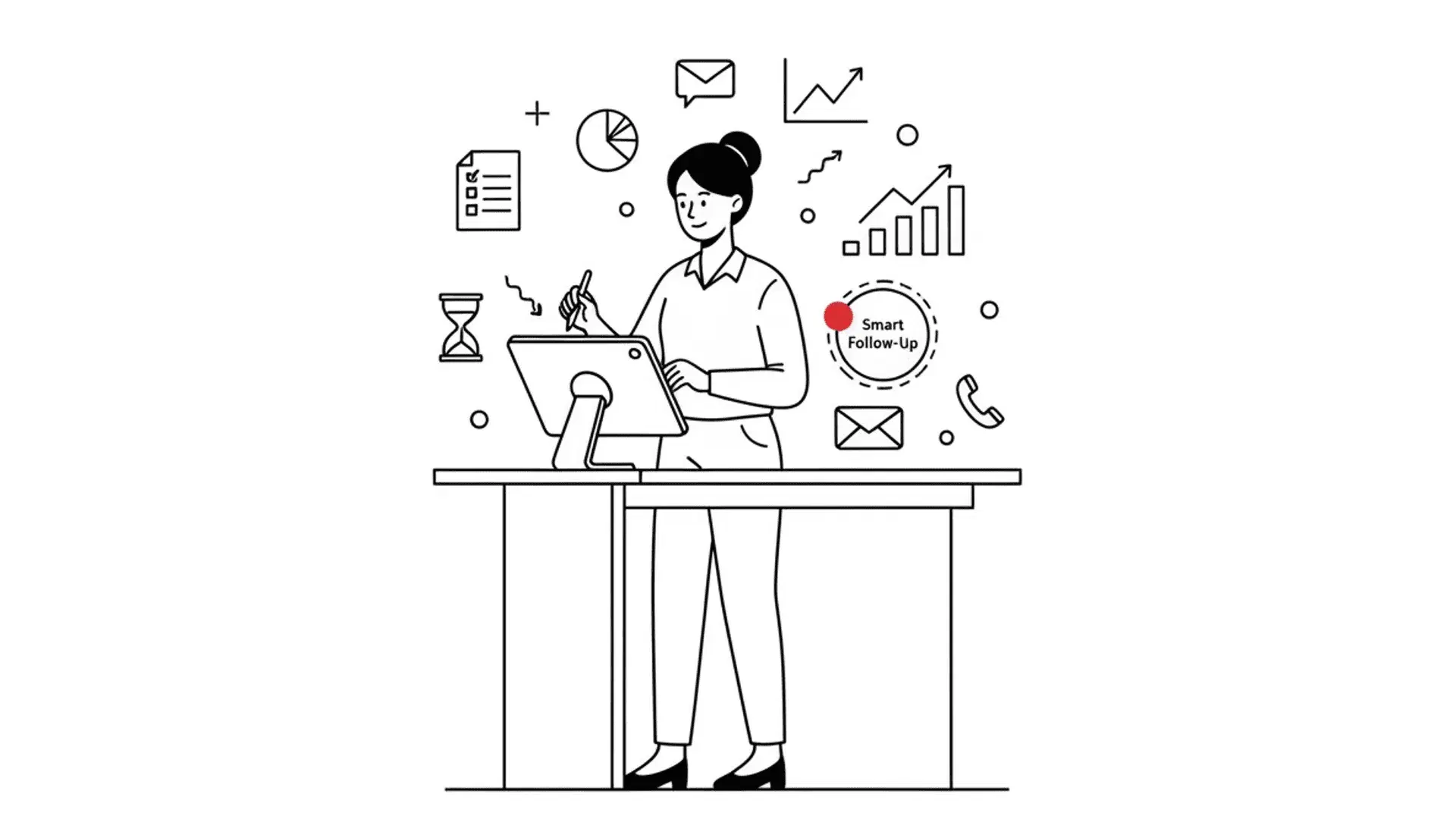 Analytics dashboard illustration