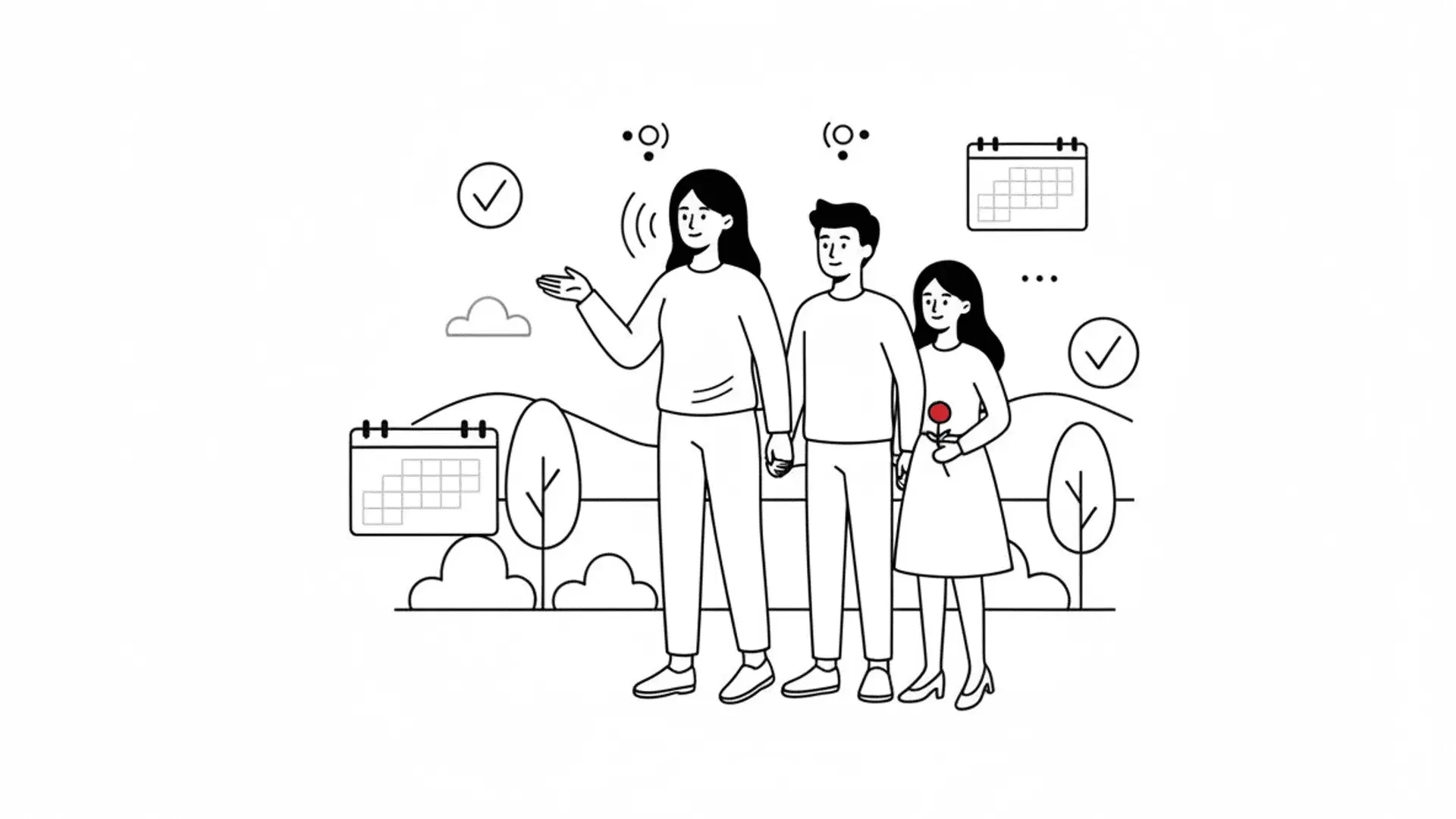 Automatic calendar booking illustration