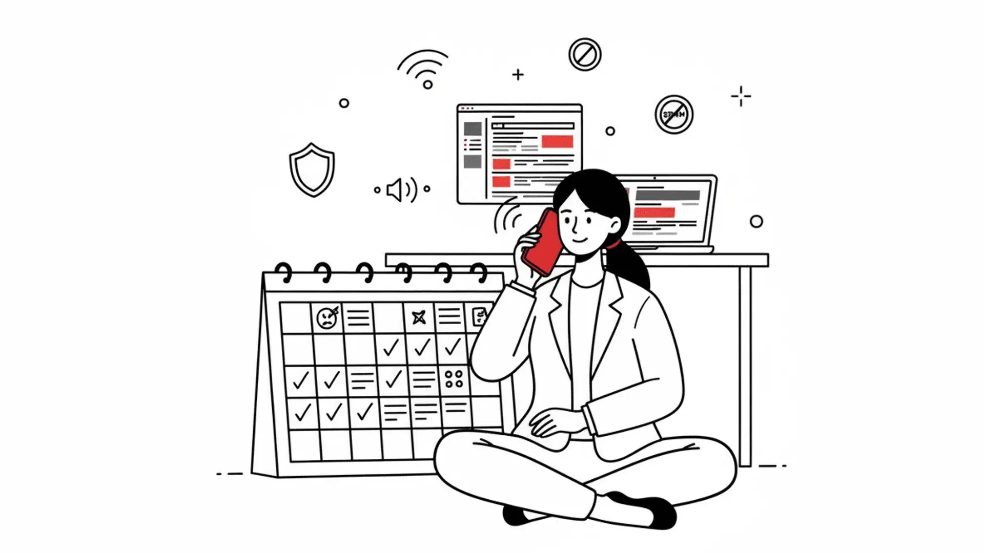 Smart call routing illustration